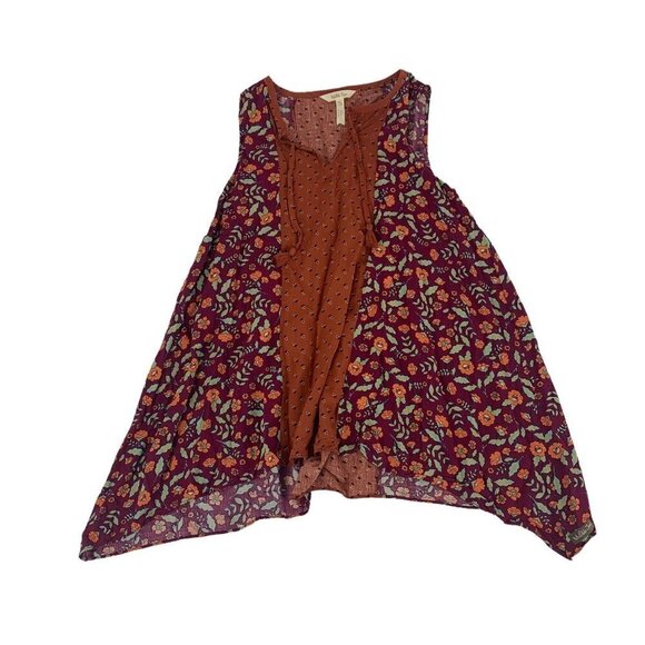 Matilda Jane Flowing Sleeveless Top Floral Size Small - Picture 3 of 10